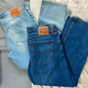 Men’s Levi’s 511 and 505 jeans size 36W x 30L